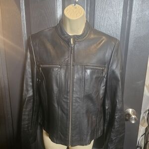 Valerie Stevens Black Leather Jacket
